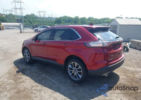 2016 Ford Edge Titanium from USA, damaged, VIN 2FMPK4K93GBB30449
